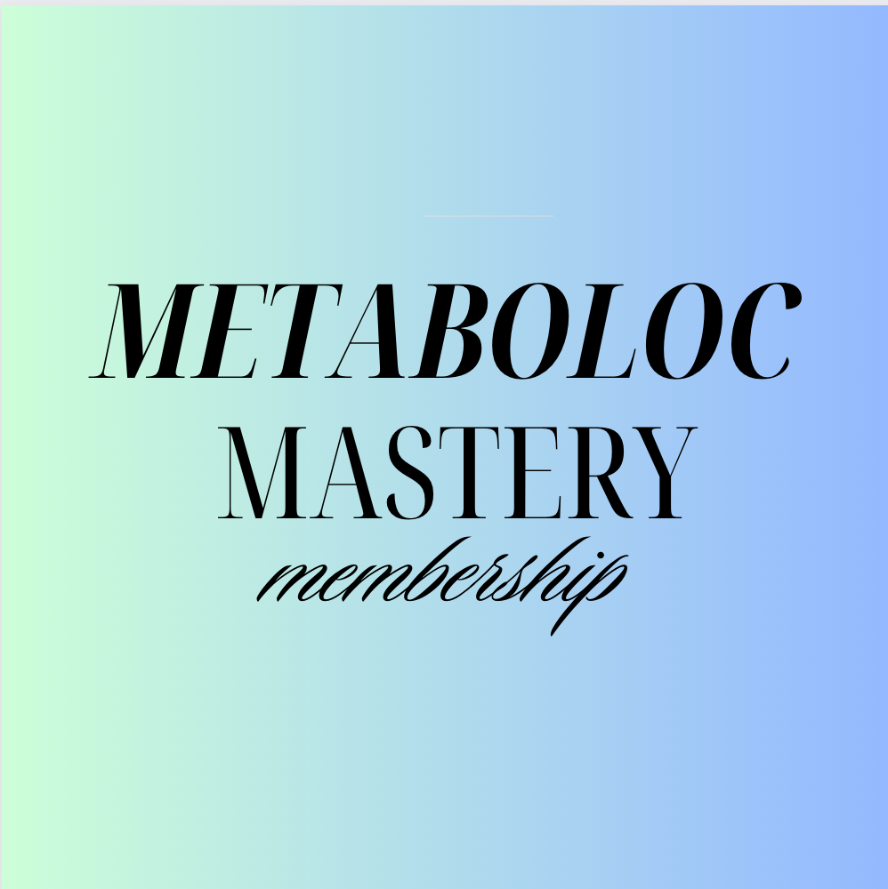 Metabolic Mastery Membership - 12 Month - Paid In Full